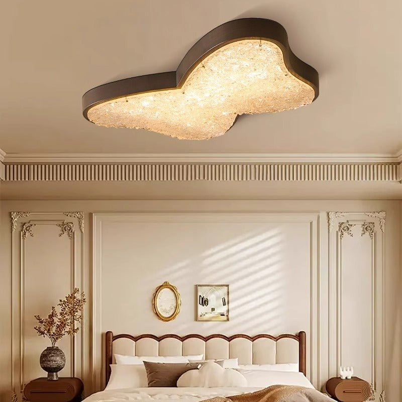 Traditionelle Vintage Schmetterling LED-Deckenleuchte – Legierung &amp; Acryl Deckenmontage für Schlafzimmer 