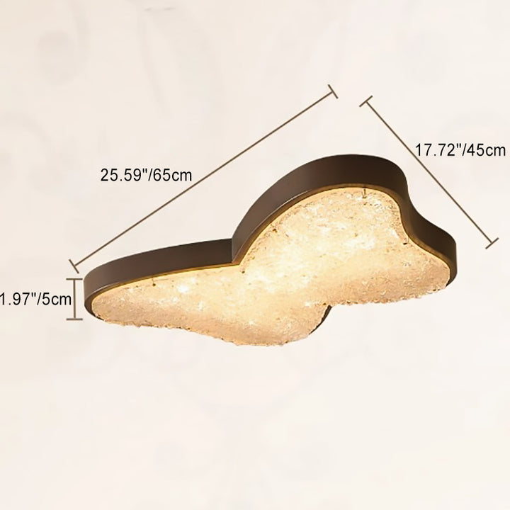 Traditionelle Vintage Schmetterling LED-Deckenleuchte – Legierung &amp; Acryl Deckenmontage für Schlafzimmer 
