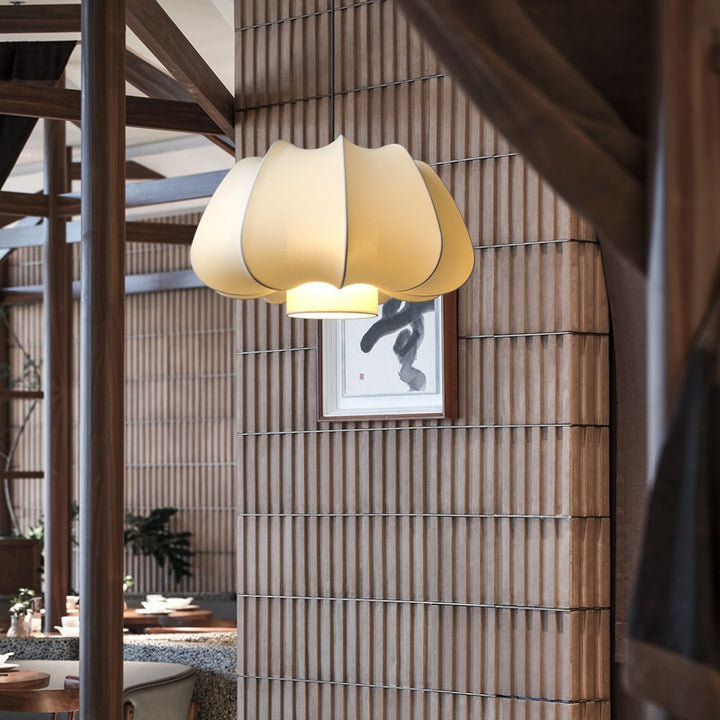 Traditionelle japanische Kuppel aus Eisenstoff, 1-flammige Pendelleuchte für das Wohnzimmer 