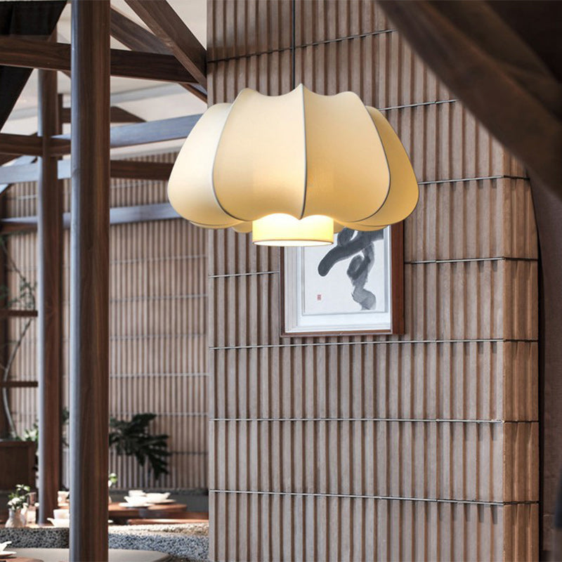 Traditionelle japanische Kuppel aus Eisenstoff, 1-flammige Pendelleuchte für das Wohnzimmer 