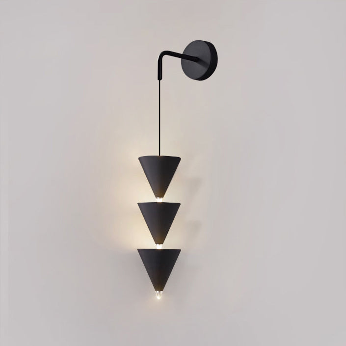 Applique murale LED en fer et acrylique créative contemporaine pour salon 