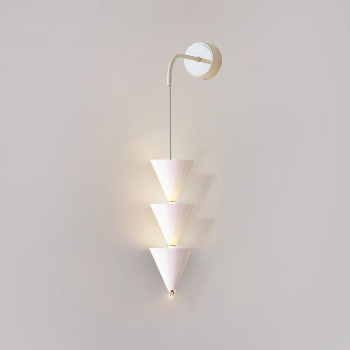Applique murale LED en fer et acrylique créative contemporaine pour salon 