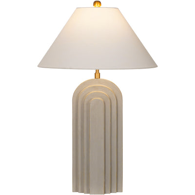 Moderne Einfachheit Kegelstumpf Kegel Harz Stoff Metall 1-Licht Tischlampe Für Schlafzimmer 