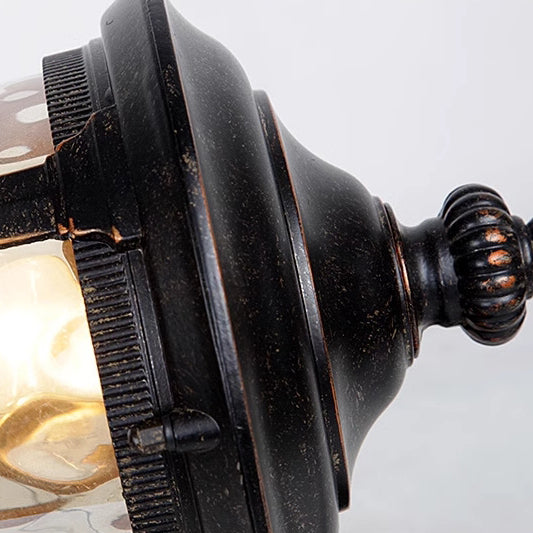 Zeitgenössische nordische Jar Aluminium Glas 1-Licht Wandleuchte Lampe für Außenbereich Patio 