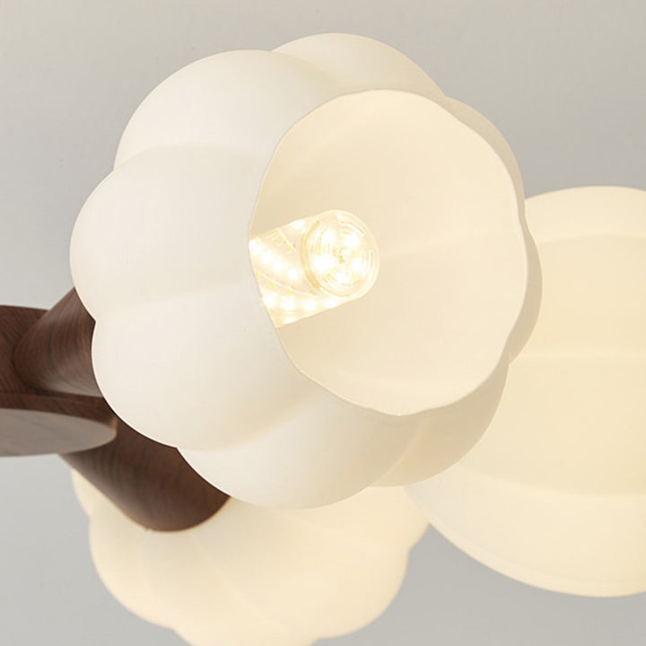 Lustre Traditionnel Vintage Globe en Fer et Verre 4/6 Lumières Pour Salon 