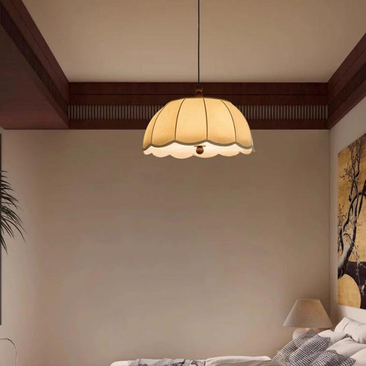 Traditionelle französische Kuppel aus Eisen, 4-flammige Pendelleuchte für das Schlafzimmer 