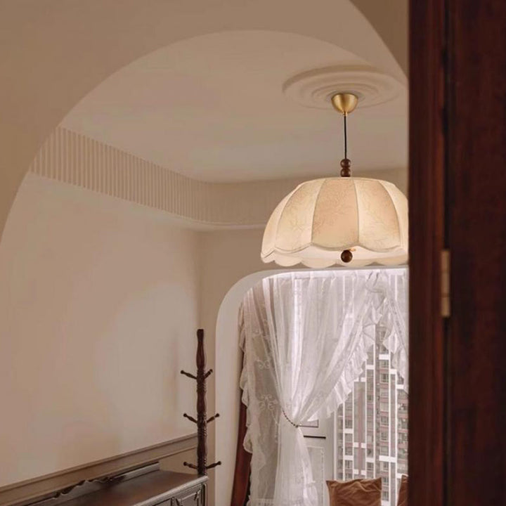 Traditionelle französische Kuppel aus Eisen, 4-flammige Pendelleuchte für das Schlafzimmer 