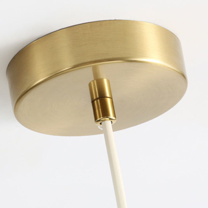 Modern Simplicity Resin Iron Sphere 1-Light Pendant Light For Bedroom