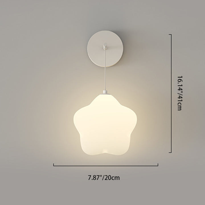 Modern Simplicity Star Iron PE LED Wall Sconce Lamp For Bedroom