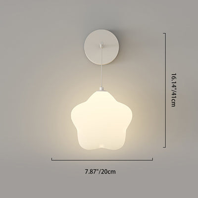Modern Simplicity Star Iron PE LED Wall Sconce Lamp For Bedroom