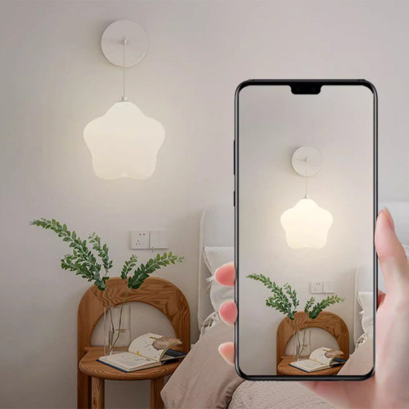 Modern Simplicity Star Iron PE LED Wall Sconce Lamp For Bedroom