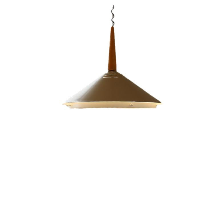 Modern Simplicity Cone Iron 2-Light Pendant Light For Bedroom