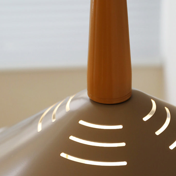 Modern Simplicity Cone Iron 2-Light Pendant Light For Bedroom