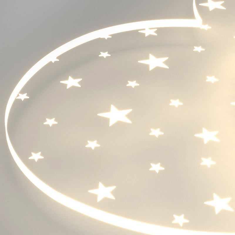 Luz de techo empotrada LED de acrílico y metal con diseño de mariposa creativa contemporánea para dormitorio 