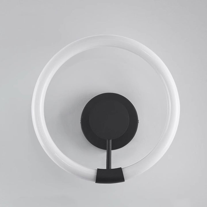 Contemporary Nordic Round Iron Acrylic LED Wall Sconce Lamp For Bedroom