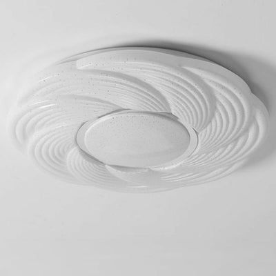 Luz de techo LED de montaje empotrado de hierro acrílico contemporáneo para dormitorio 