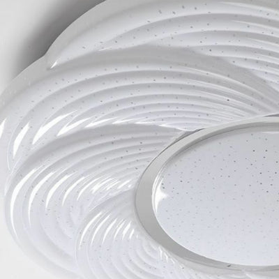 Luz de techo LED de montaje empotrado de hierro acrílico contemporáneo para dormitorio 