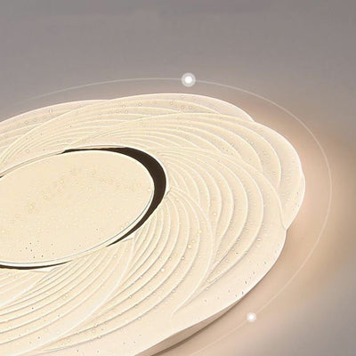 Luz de techo LED de montaje empotrado de hierro acrílico contemporáneo para dormitorio 