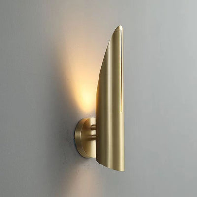 Zeitgenössische Nordic Tube Iron 1-Licht Wandleuchte für das Schlafzimmer 