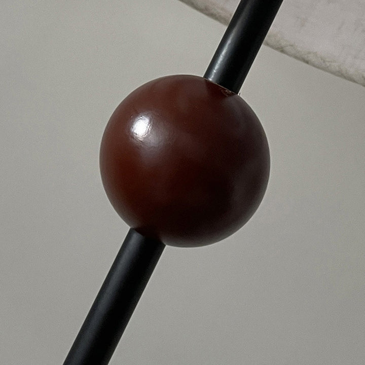 Lámpara de techo semi empotrada de madera maciza vintage tradicional ovalada con 3/5 luces para sala de estar 