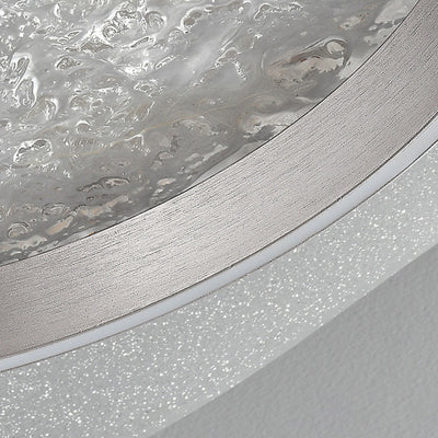 Modern Luxury Flower Iron Aluminum Acrylic LED Flush Mount Ceiling Light For Bedroom