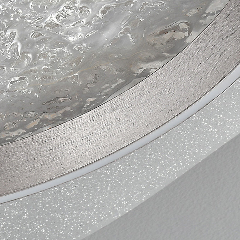 Modern Luxury Flower Iron Aluminum Acrylic LED Flush Mount Ceiling Light For Bedroom