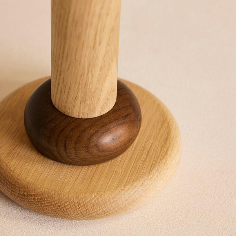 Lampe de table 1 lumière en tissu de bois massif vintage traditionnel pour chambre à coucher 