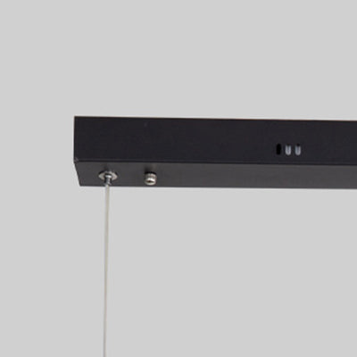 Moderne minimalistische Kuppel Eisen PE LED Insellicht Kronleuchter für Esszimmer 