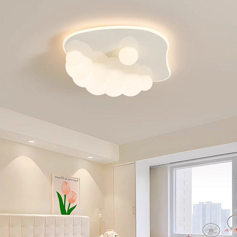 Plafonnier LED en fer contemporain Creative Clouds PE pour chambre à coucher 