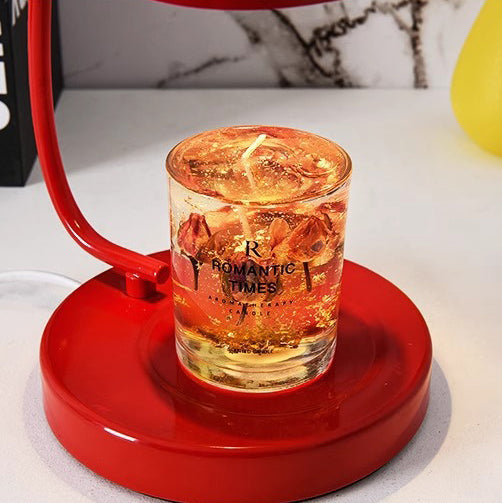 Lampe de Table en Plastique à Cire Fondue avec Dôme Français Traditionnel 1 Lumière pour Chambre 