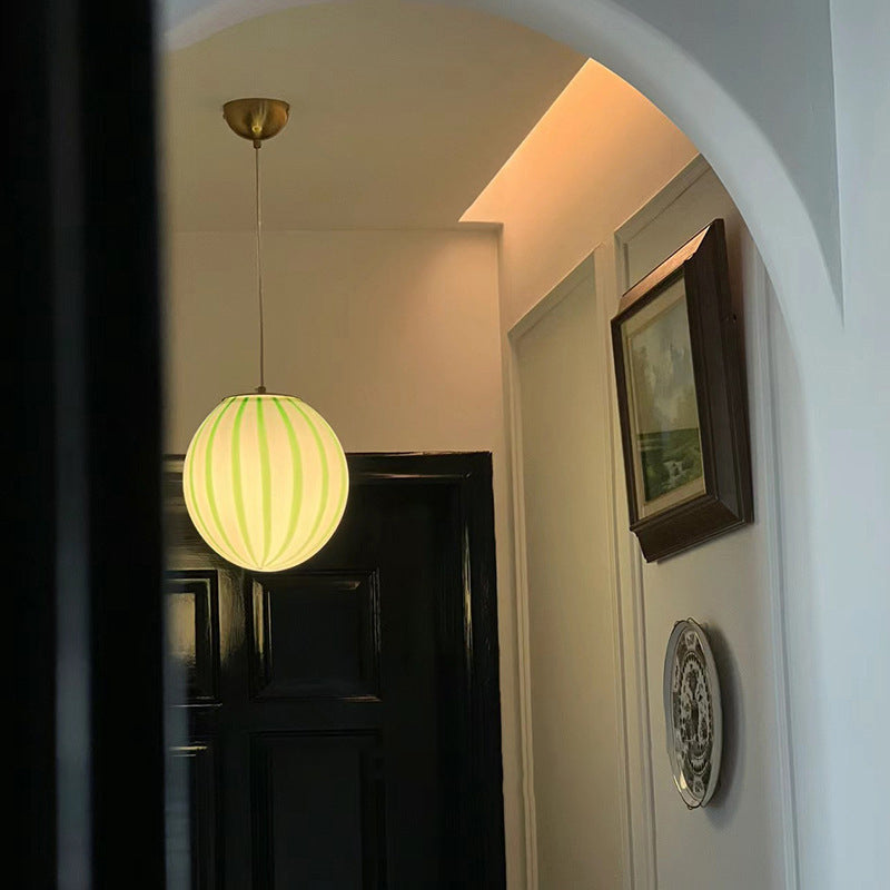 Modern Eclectic Lollipop Ball Iron Acrylic 1-Light Pendant Light For Living Room