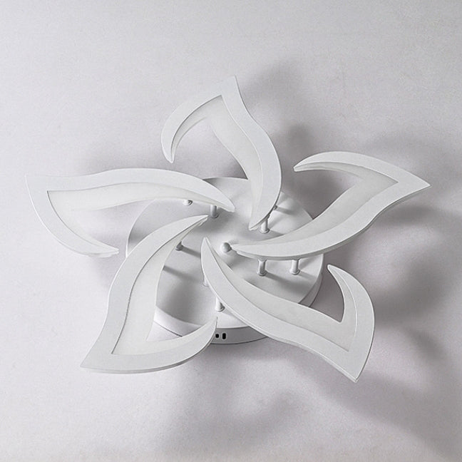 Moderne Luxus Blumen Eisen Kristall Acryl LED Deckenleuchte für Schlafzimmer 