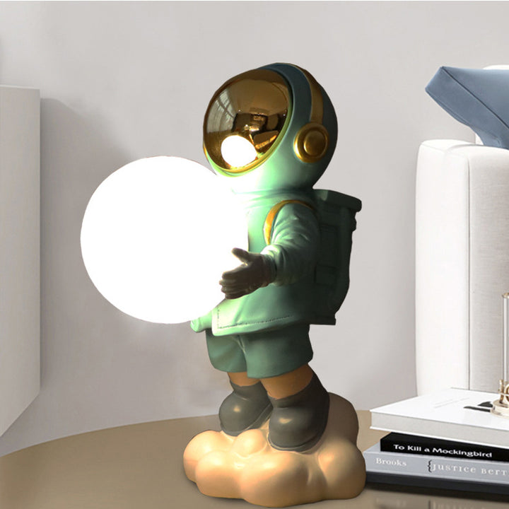 Lampe de table LED en résine PC Astronaute Créatif Contemporain pour chambre 