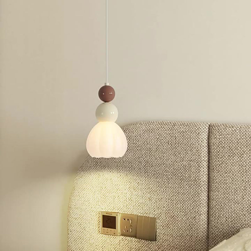 Moderne minimalistische Kugel Metall Glas 1-Licht Wandleuchte für das Schlafzimmer 