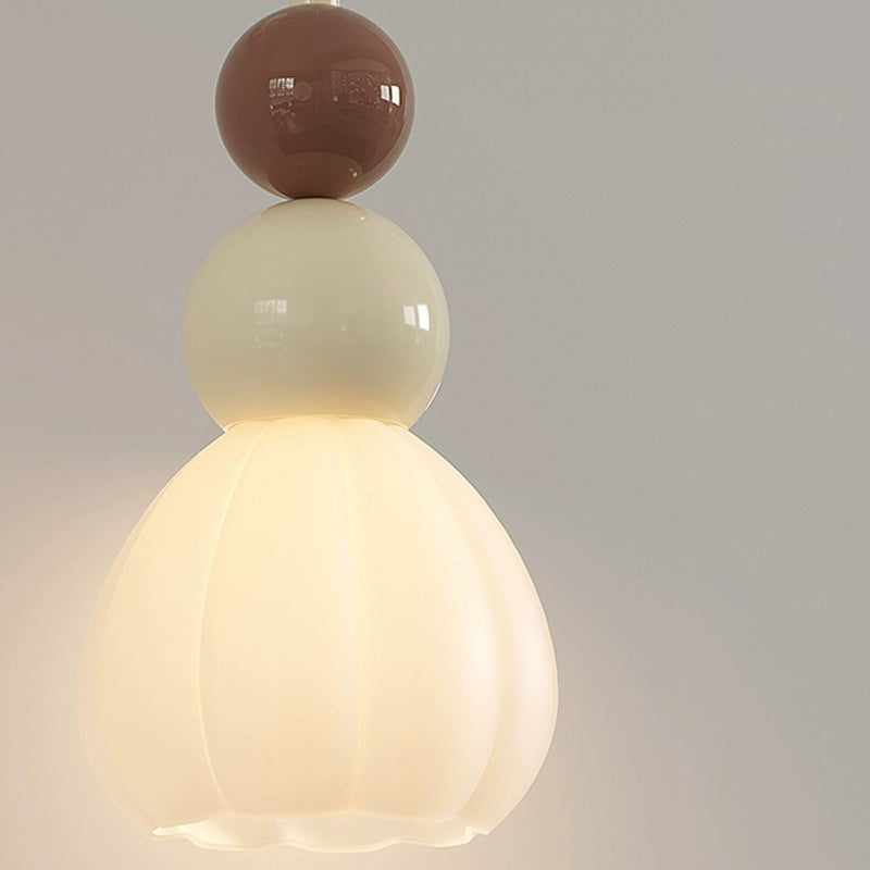 Moderne minimalistische Kugel Metall Glas 1-Licht Wandleuchte für das Schlafzimmer 