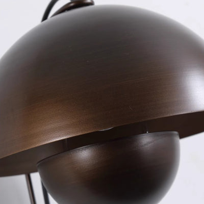 Traditional Rustic Dome Iron 1-Light Wall Sconce Lamp For Bedroom
