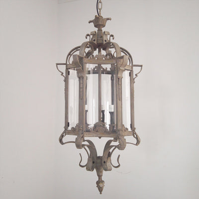 Modern Luxury Cylinder Iron Glass 3-Light Pendant Light For Hallway