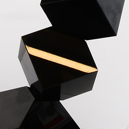 Lámpara de mesa de 1 luz de cilindro de metal de lujo moderno con cristal y tela para dormitorio 