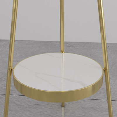 Contemporary Creative Spherical Glass Metal LED Standing Floor Lamp For Living Room