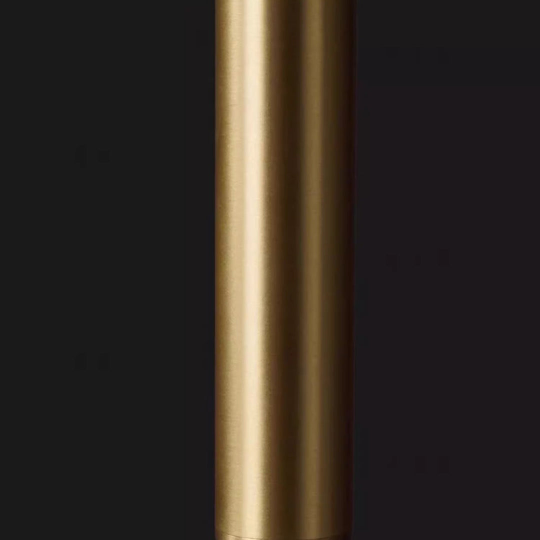 Lustre à LED en métal et marbre moderne de luxe pour chambre 