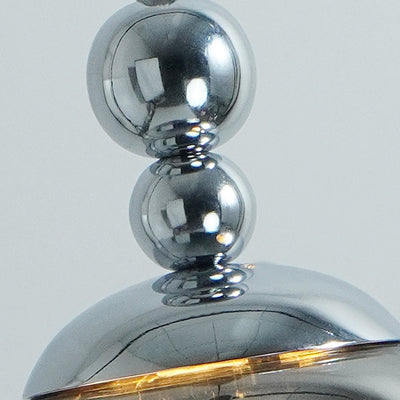 Modern Eclectic Lava Spherical Iron Acrylic 1-Light Pendant Light For Bedroom