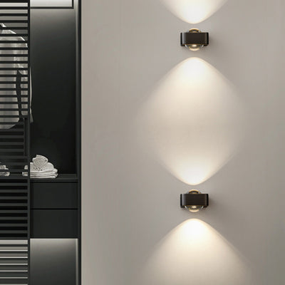 Aplique de pared LED de acero inoxidable esférico escandinavo contemporáneo con vidrio para sala de estar 