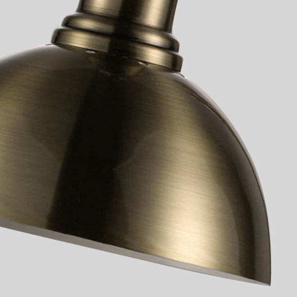 Zeitgenössische industrielle Kuppel Eisen 1-Licht Tischlampe für das Schlafzimmer 