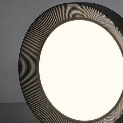 Modern Minimalist Cylinder Iron Acrylic LED Flush Mount Ceiling Light For Bedroom