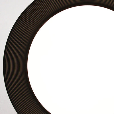 Modern Minimalist Cylinder Iron Acrylic LED Flush Mount Ceiling Light For Bedroom