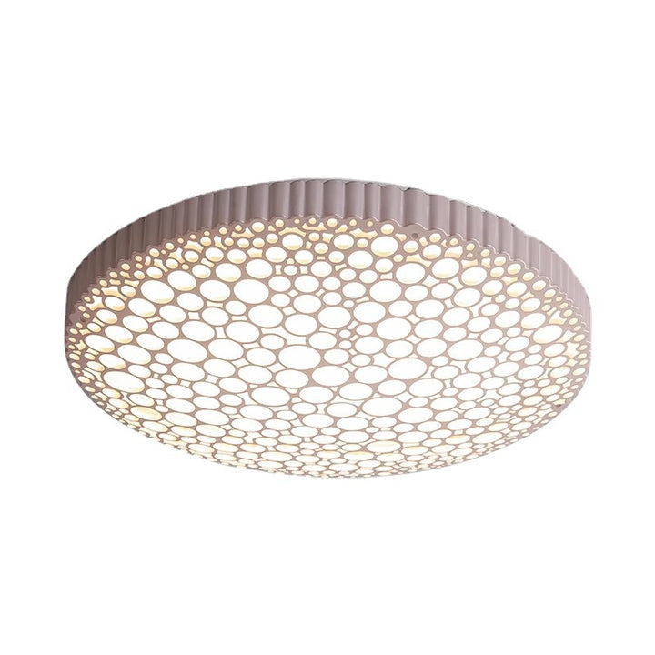 Zeitgenössische kreative Wabenrunde Eisen-Acryl-LED-Deckenleuchte für das Schlafzimmer 