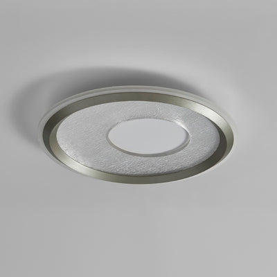 Contemporary Scandinavian Round Iron Aluminum Acrylic LED Flush Mount Ceiling Light For Bedroom