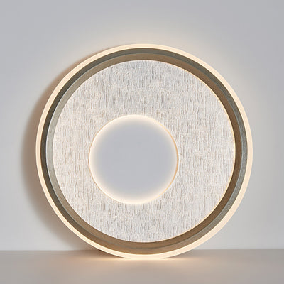 Contemporary Scandinavian Round Iron Aluminum Acrylic LED Flush Mount Ceiling Light For Bedroom