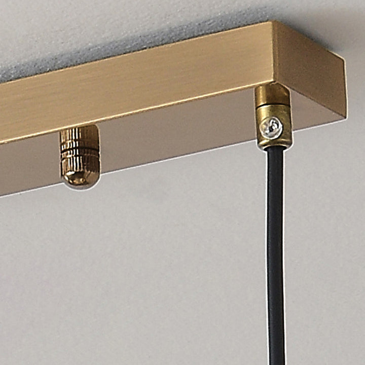 Traditioneller rustikaler Kugel Kronleuchter aus massivem Holz, Eisen und Glas mit 3 Lichtern für das Wohnzimmer 