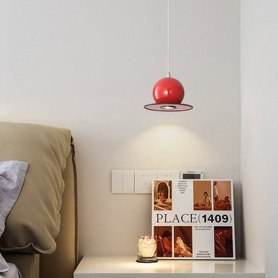 Modern Simplicity Sphere Iron 1-Light Pendant Light For Living Room